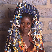 Nyakandaiy Julie Kapeku with a chiwimba, Zambia